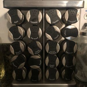Olde Thompson 20 jar Stainless steel spice rack
